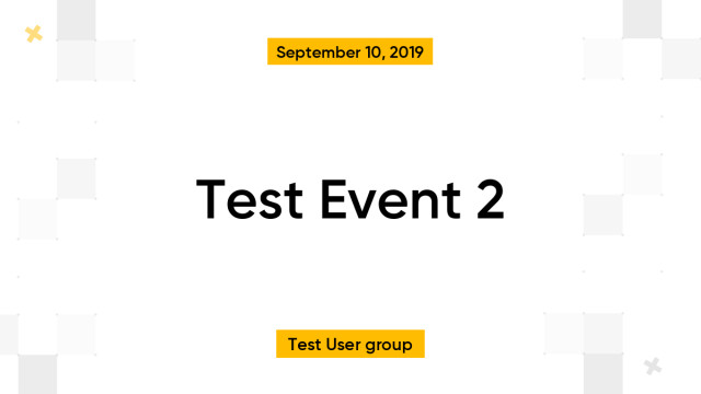Test Event 2