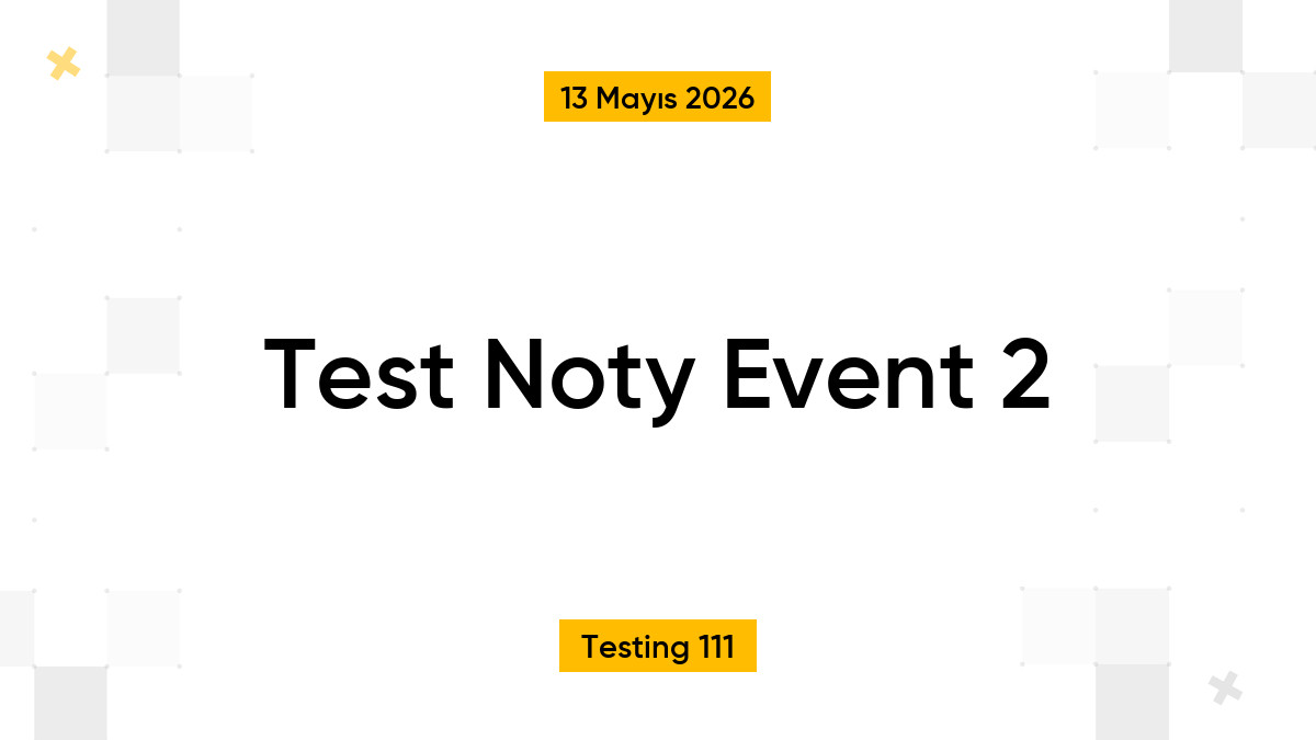 Test Noty Event 2