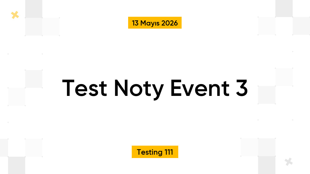Test Noty Event 3