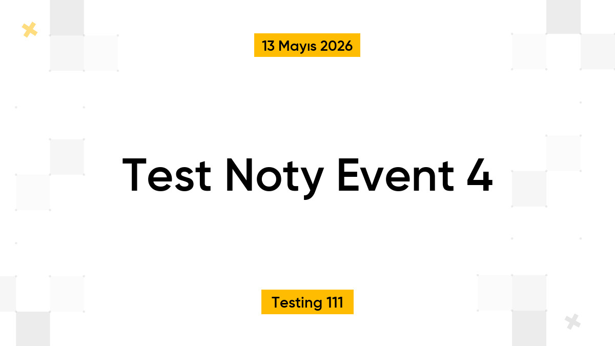 Test Noty Event 4