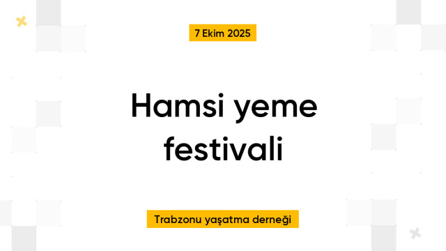 Hamsi yeme festivali