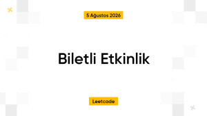 Biletli Etkinlik