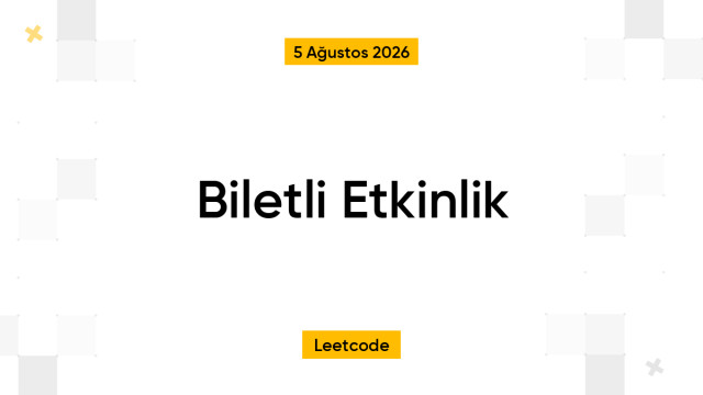 Biletli Etkinlik