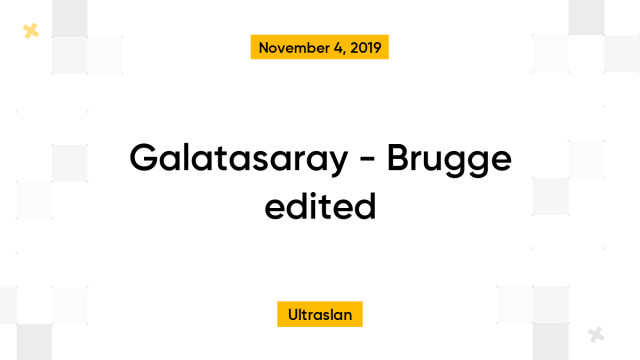 Galatasaray - Brugge edited