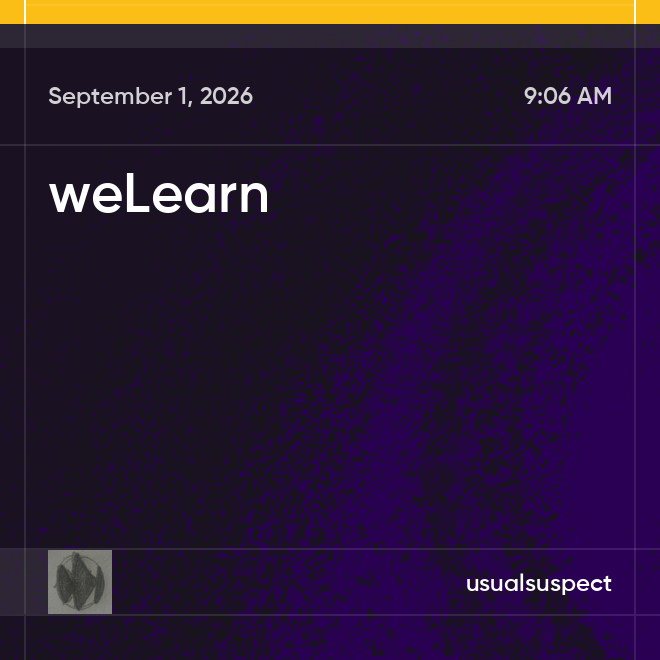 weLearn