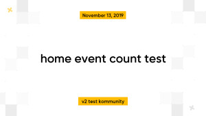 home event count test