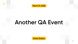 Another QA Event