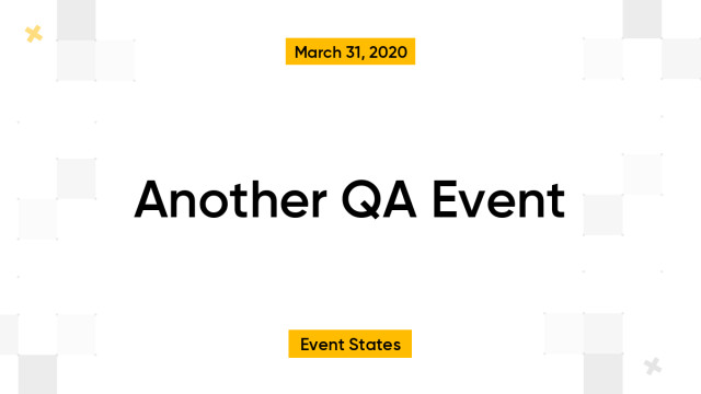 Another QA Event