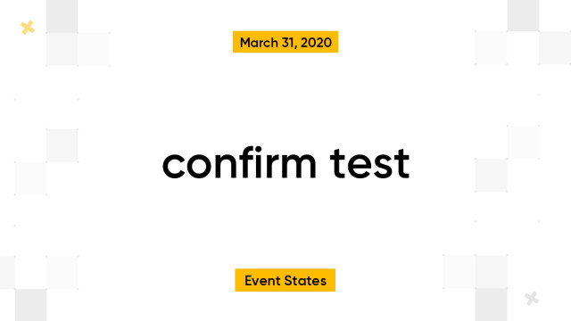 confirm test
