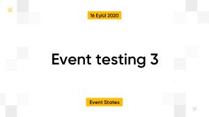 Event testing 3