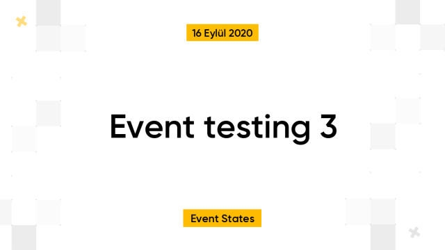 Event testing 3