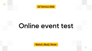 Online event test